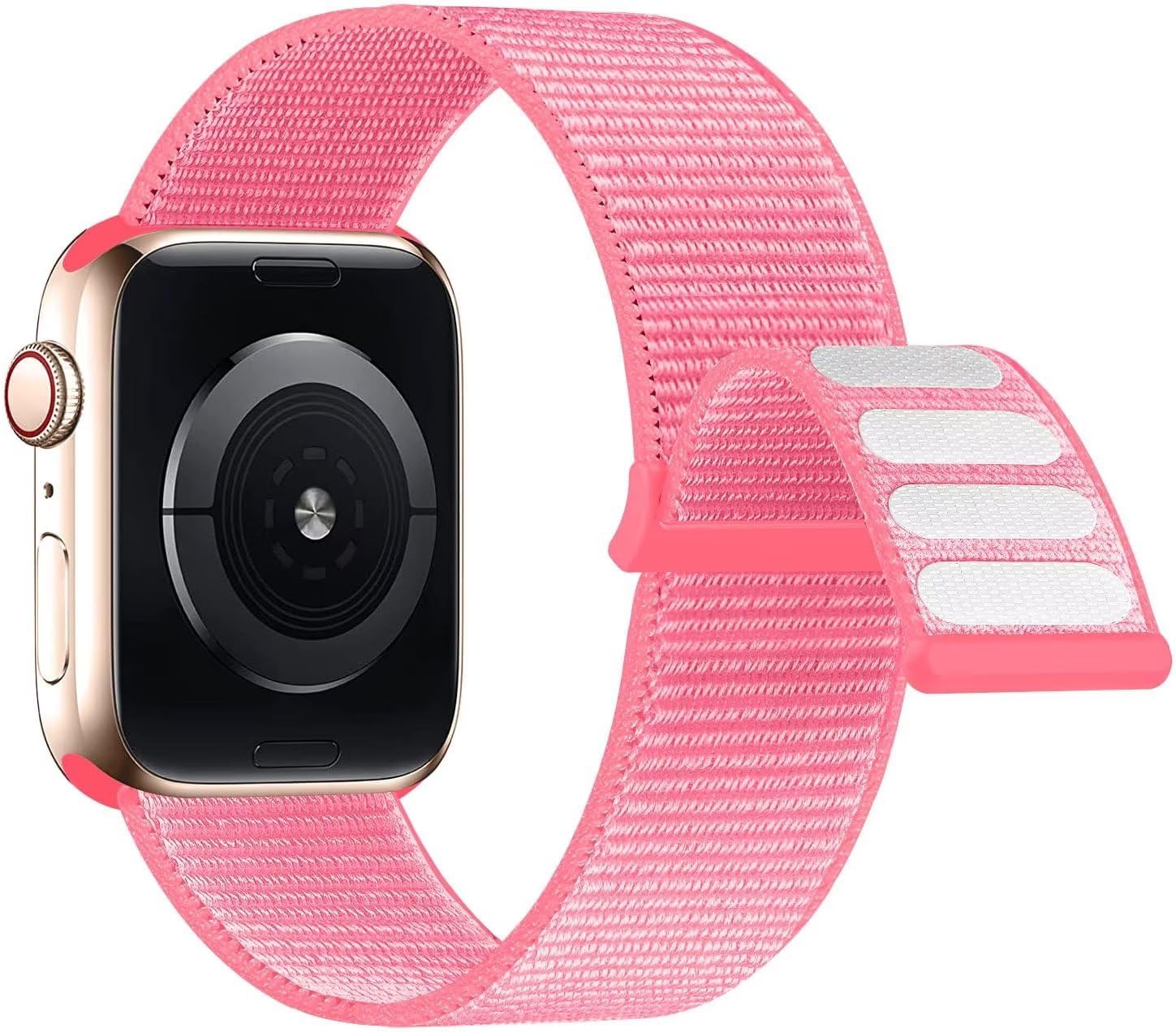 Bifeiyo – Correa loop deportiva de nailon compatible con Apple Watch 49mm, 45mm, 44mm, 42mm, 41mm, 40mm, 38mm, para iWatch Series Ultra, 8, 7, 6, 5,