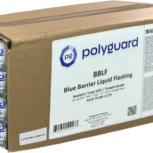 POLYGUARD Blue Barrier Liquid Flashing 20oz Salchicha STPE, curado por humedad, 100% sólidos, bajo contenido de compuestos orgánicos volátiles POLYGUARD Blue Barrier Liquid Flashing 20oz Salchicha STPE, curado por humedad, 100% sólidos, bajo contenido de compuestos orgánicos volátiles