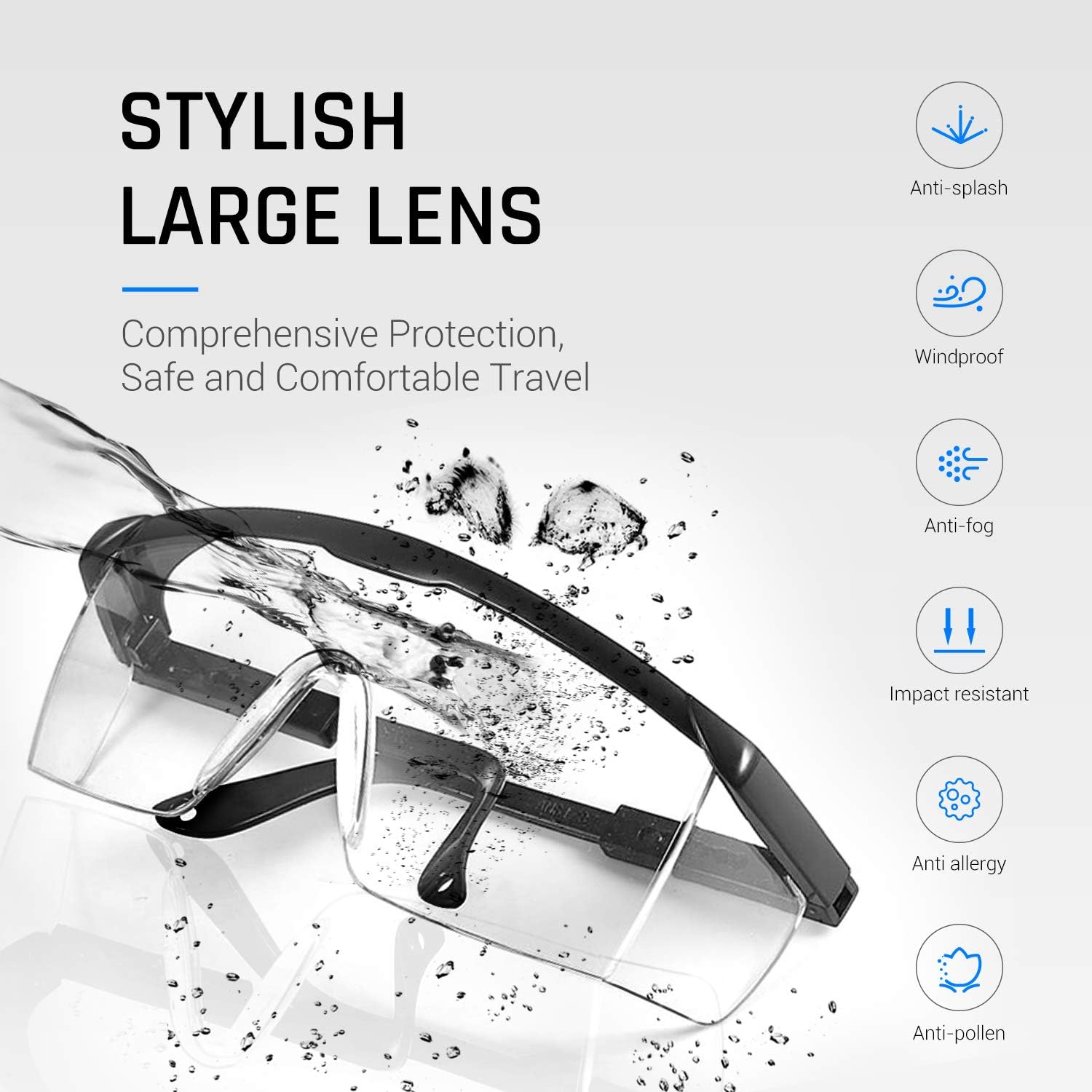 FA-02 – Gafas de seguridad con lentes antiniebla