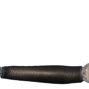 MCD – Fundas de palanca de motocicleta de cuero negro resistente para motocicletas HD, sin flecos MCD – Fundas de palanca de motocicleta de cuero negro resistente para motocicletas HD, sin flecos