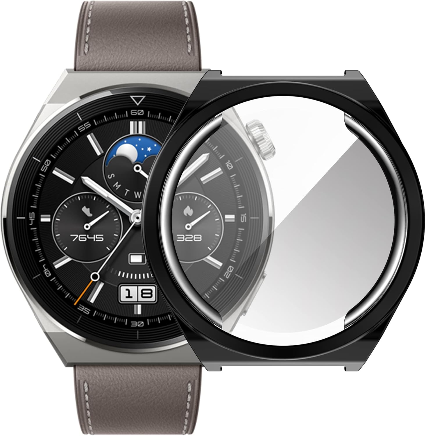 Fundas protectoras de pantalla para Huawei Watch GT3 Pro, funda protectora completa de TPU para Huawei Watch GT3 Pro (1.81 pulgadas, 6 colores)