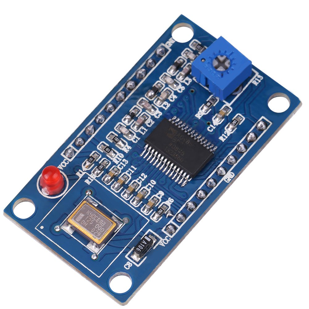 Generador, módulo generador DDS AD9850, 2 ondas sinusoidales y 2 onda cuadrada, 0-40MHz