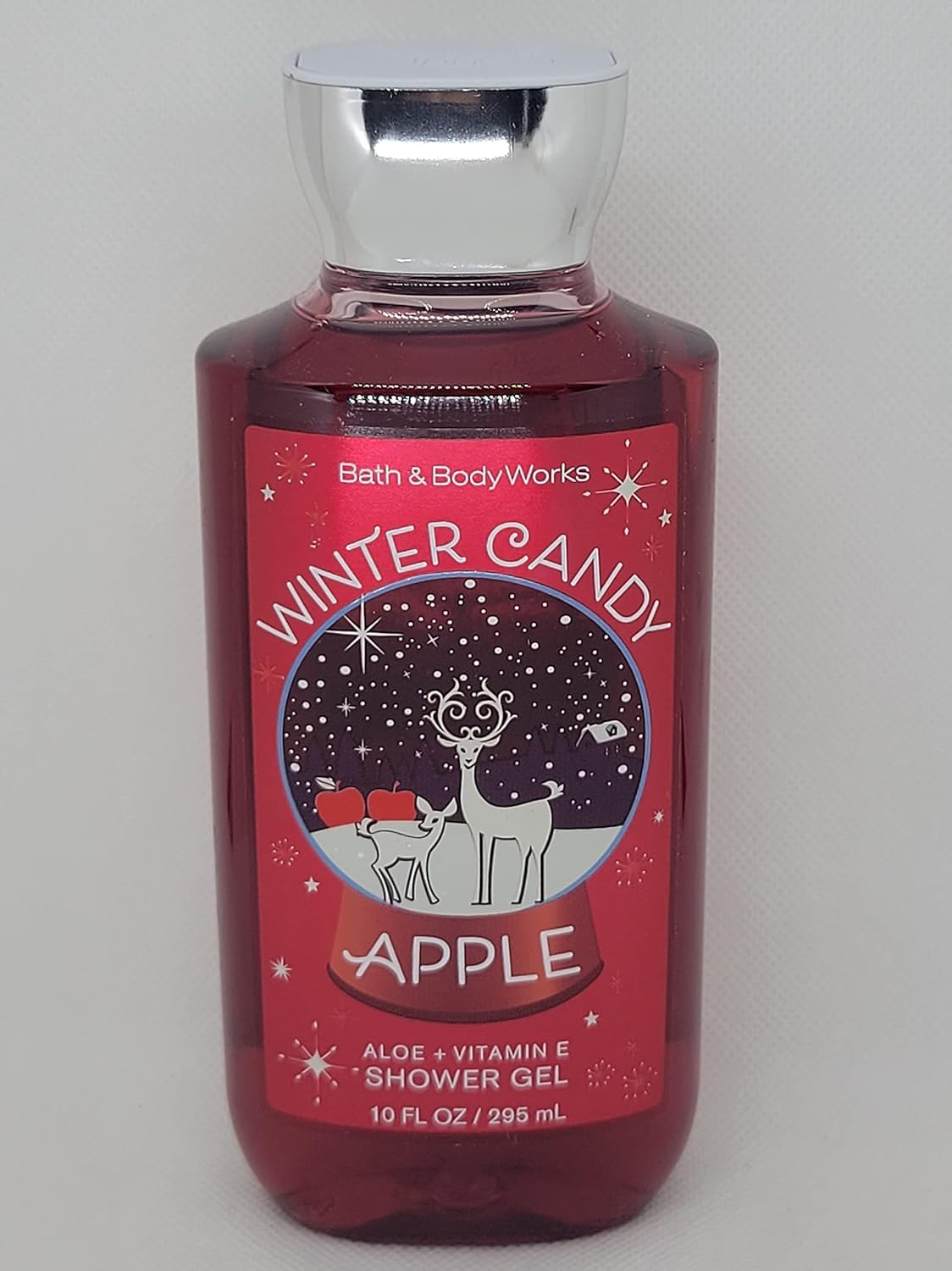Bath & Body Works Juegos de regalo de gel de ducha de manzana de caramelo de invierno para mujer, 10 onzas (manzana de caramelo de invierno)