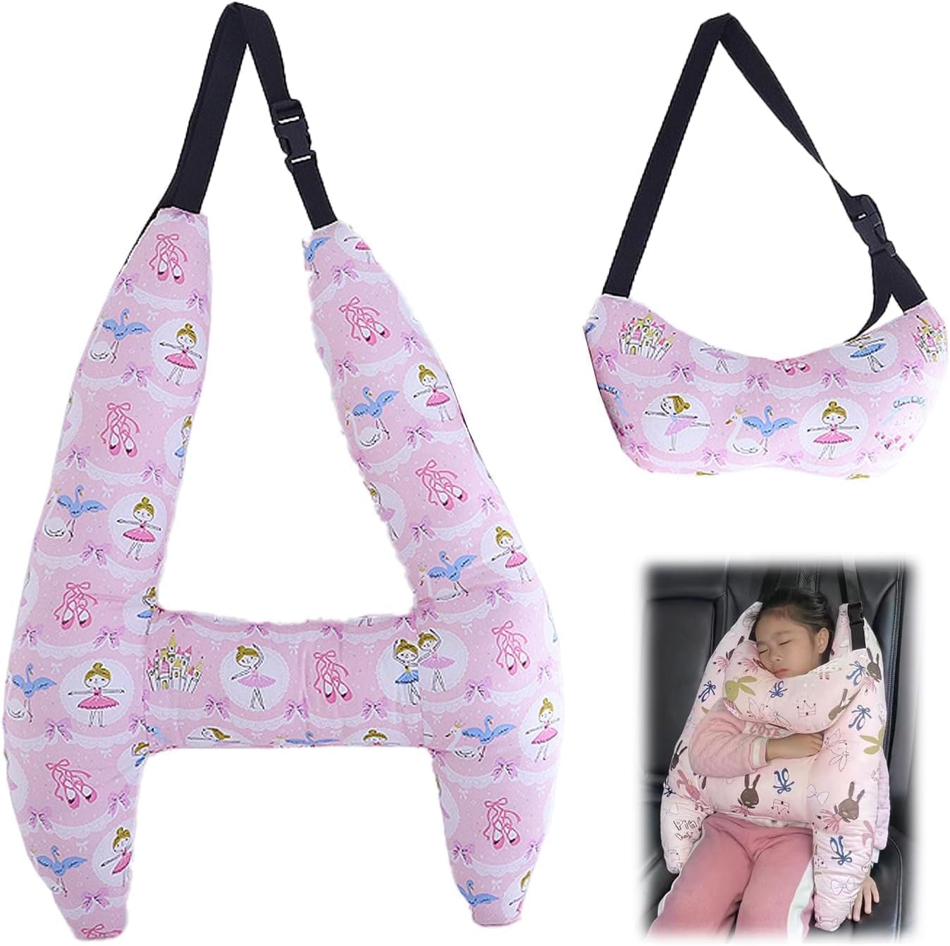 Soporte de cabeza para dormir en forma de H, almohada de apoyo para el cuello del viaje para dormir, almohada de apoyo para el cuello de viaje,