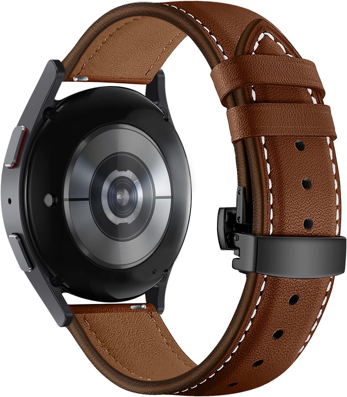 Correa de cuero para Samsung Galaxy Watch 5 Band 1.575 in 1.732 inGalaxy Watch 5 Pro Band 1.772 inGalaxy Watch 4 Band 1.575 in 1.732 in4 Classic