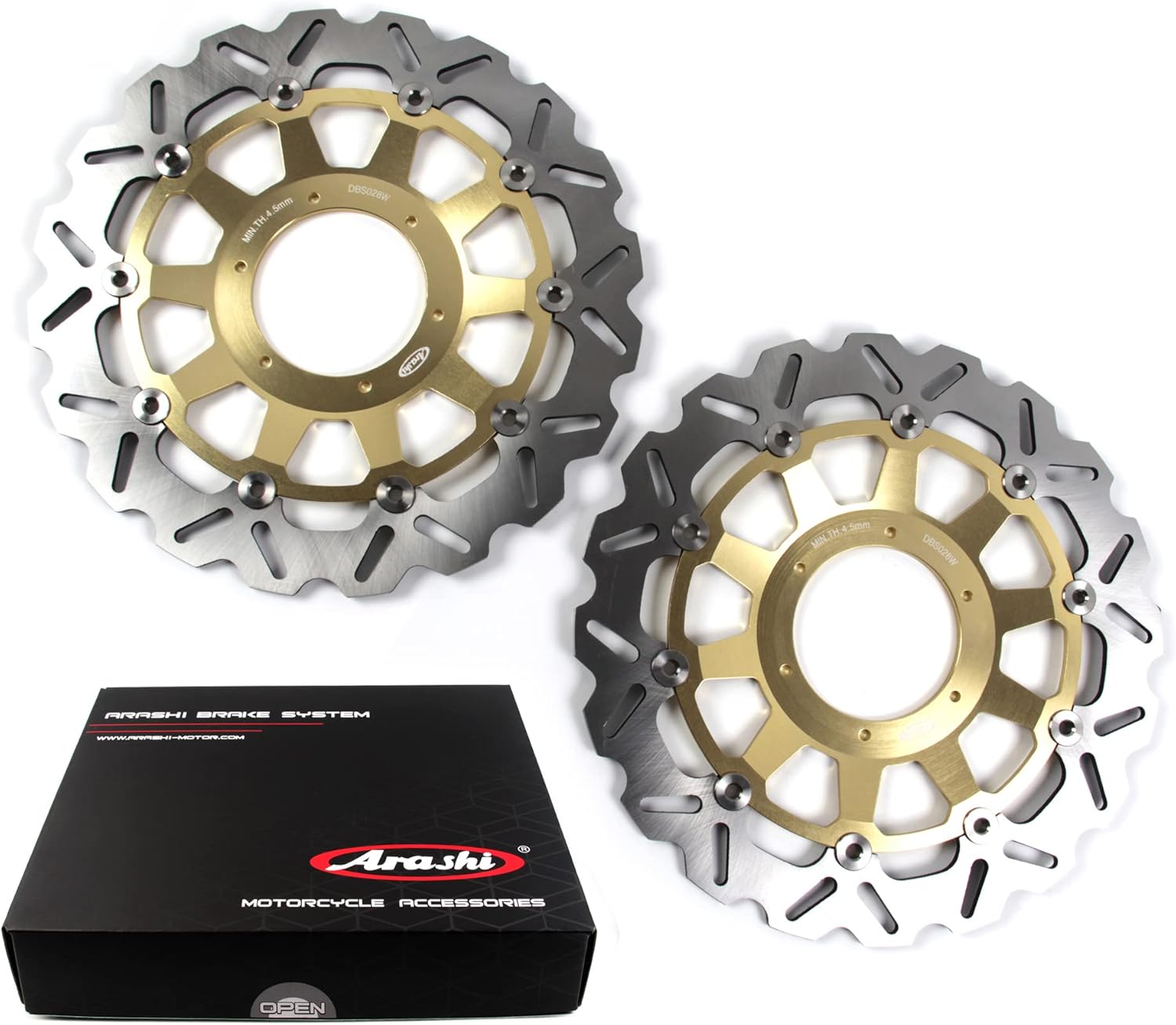 Arashi Rotores de disco de freno delantero para Honda CBR929RR 2000 2001  CBR954RR 2002 2003 Accesorios de motocicleta CBR 929 954 CBR929 CBR954 RR