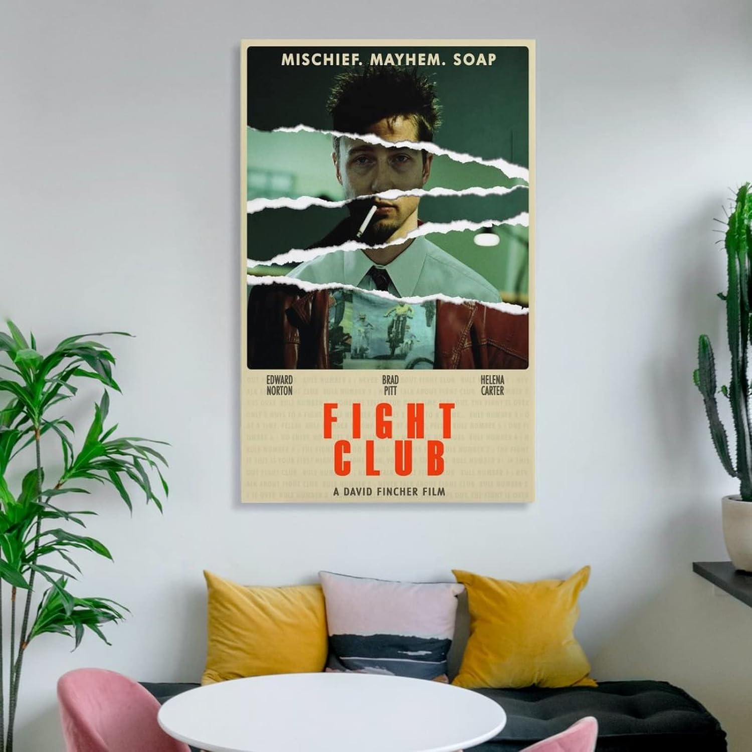 Póster de película vintage de los años 90, póster de boxeo y gimnasio, póster motivacional, pinturas artísticas en lienzo, decoración de pared,