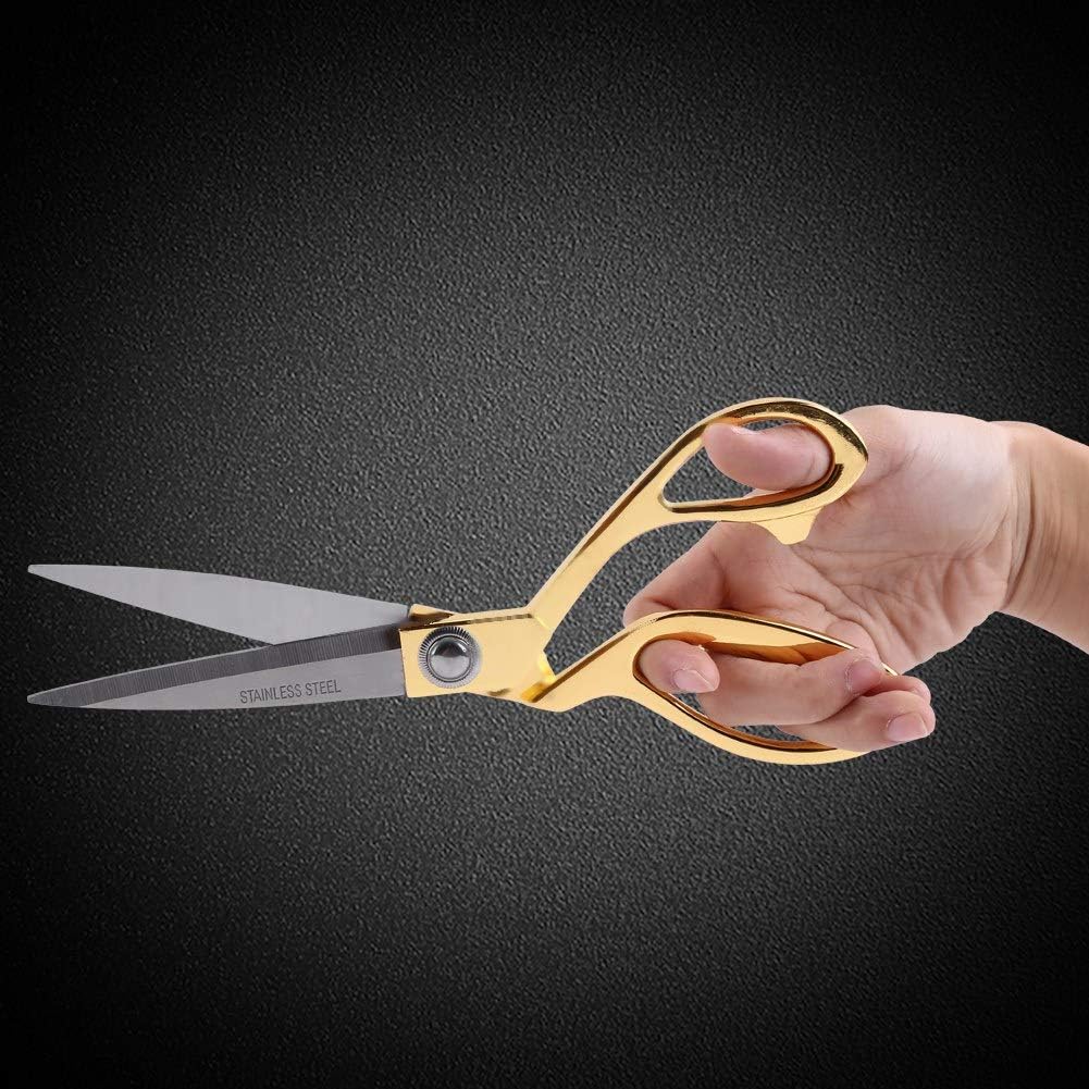 Tijeras de corte de costura, tijeras multiusos, tijeras de tela, tijeras de coser estilo vintage, tijeras de tejer con mango cómodo para coser