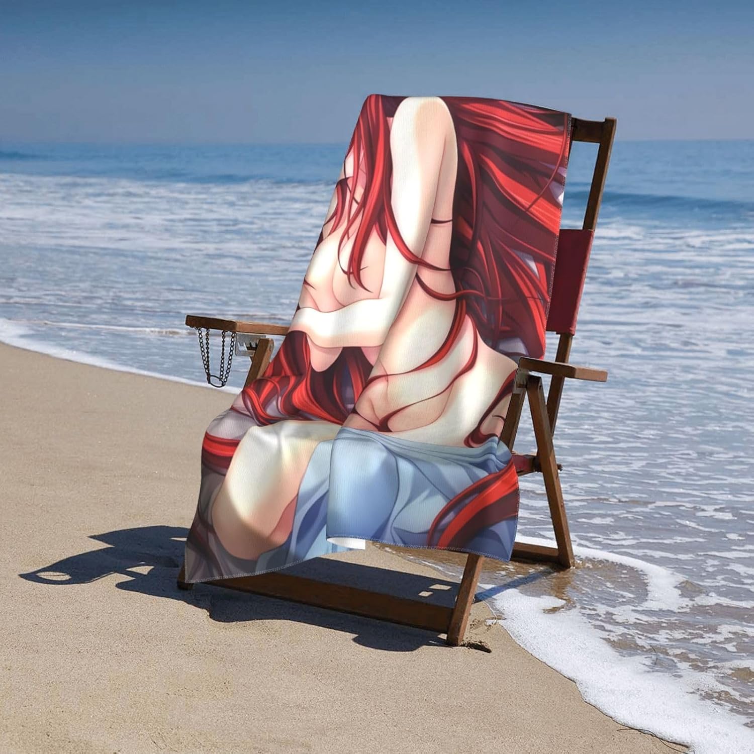 Anime High School DxD Rias Gremory – Toallas de baño de secado rápido, súper absorbentes, toalla de baño suave, toalla de playa grande para spa,