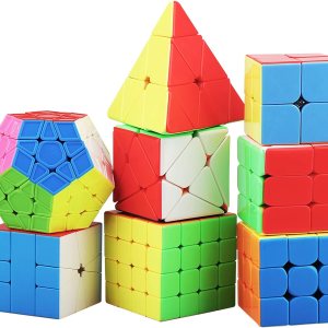 STEAM Life Educational Speed Cube Set 8 Pack Magic Cube Includes Speed Cubes 3×3 2×2 Pyramid Cube Speed Cube Plus Bonus Puzzle Cube Puzzles Bundle STEAM Life Educational Speed Cube Set 8 Pack Magic Cube Includes Speed Cubes 3×3 2×2 Pyramid Cube Speed Cube Plus Bonus Puzzle Cube Puzzles Bundle
