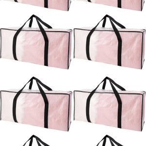Bolsas de mudanza extra grandes con cremalleras y asas de transporte, bolsa de almacenamiento resistente para ahorrar espacio, almacenamiento en Bolsas de mudanza extra grandes con cremalleras y asas de transporte, bolsa de almacenamiento resistente para ahorrar espacio, almacenamiento en