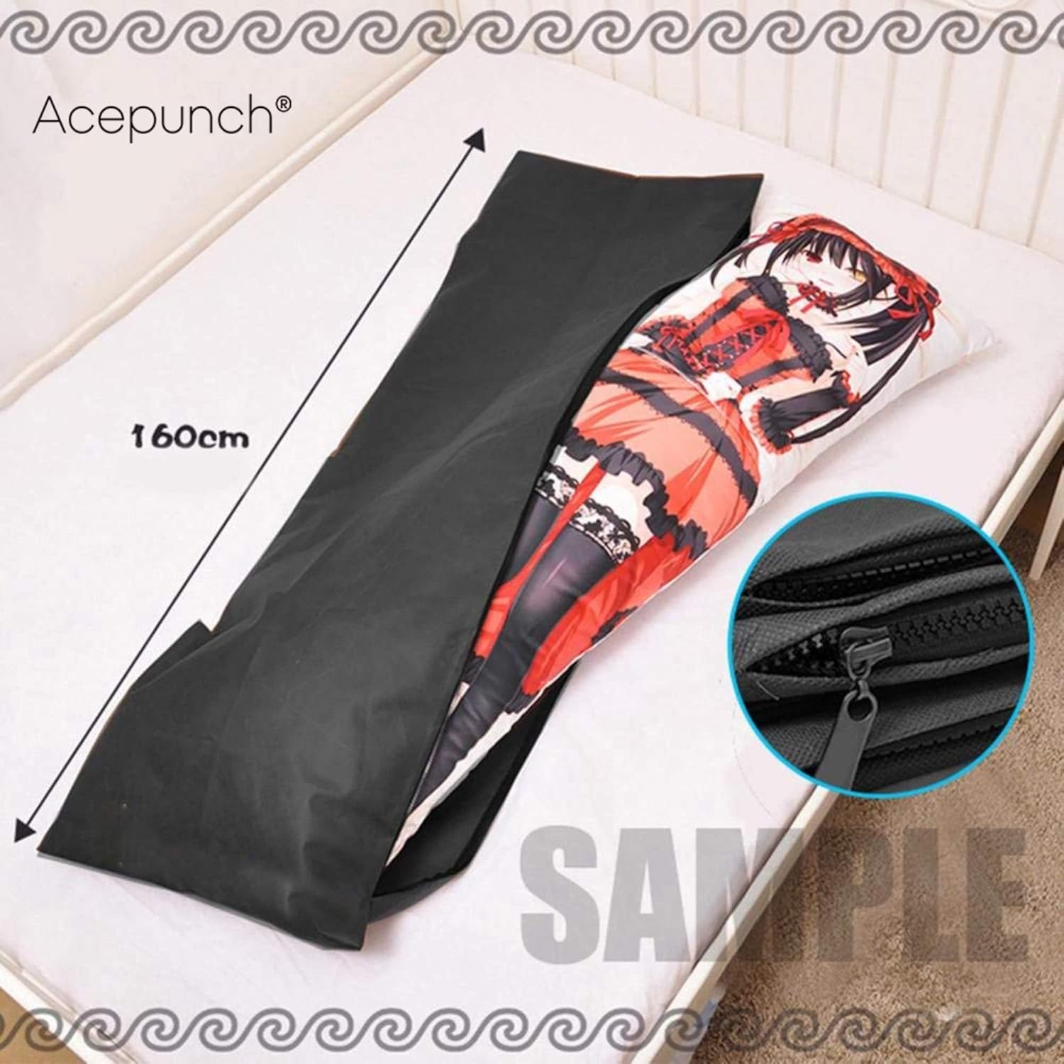 Almohada corporal de alta calidad, funda de almohada de cuerpo suave, protección de viaje para abrazar, almohada animé para acurrucarse para