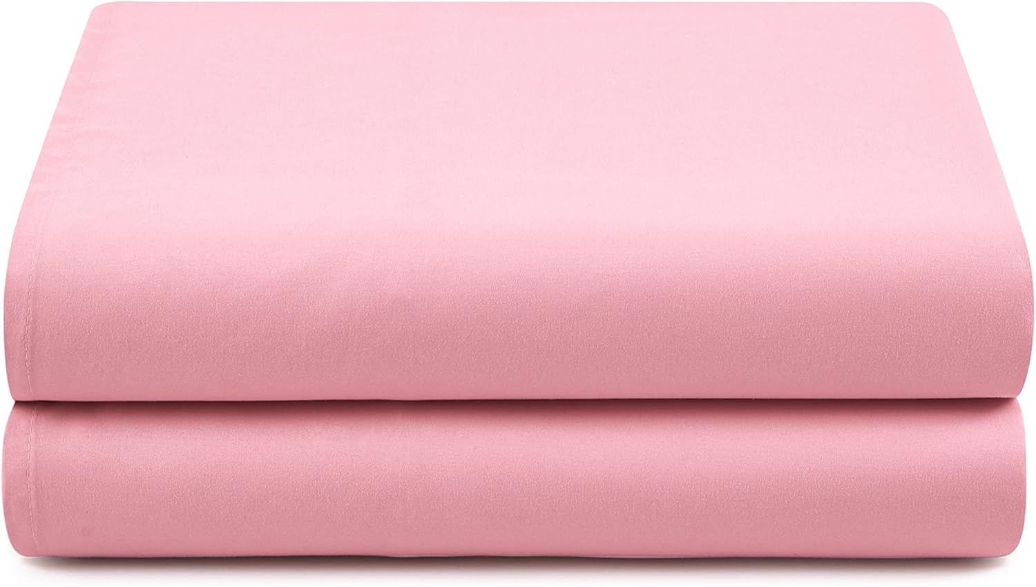 NookZuzu – Juego de 2 fundas de almohada de microfibra ultra suaves de 1800 hilos con cierre de sobre, color rosa, tamaño Queen de 20 x 30 pulgadas,