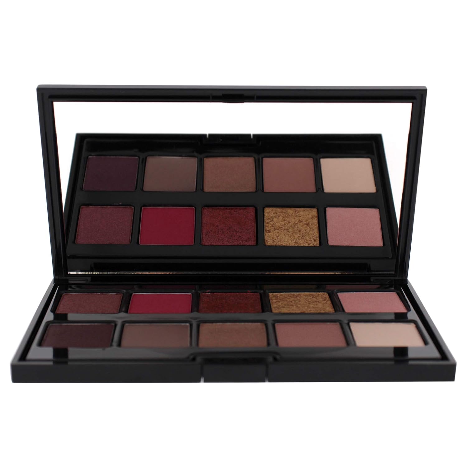Pupa Milano Make Up Stories Paleta de sombras de ojos 003 Bright Violet – Colección de sombras de 10 sombras con opciones de color mate, satinado y
