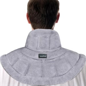 SuzziPad Almohadilla térmica para el cuello en microondas para aliviar el dolor de cuello, almohadillas térmicas de hombro para dolor crónico de SuzziPad Almohadilla térmica para el cuello en microondas para aliviar el dolor de cuello, almohadillas térmicas de hombro para dolor crónico de