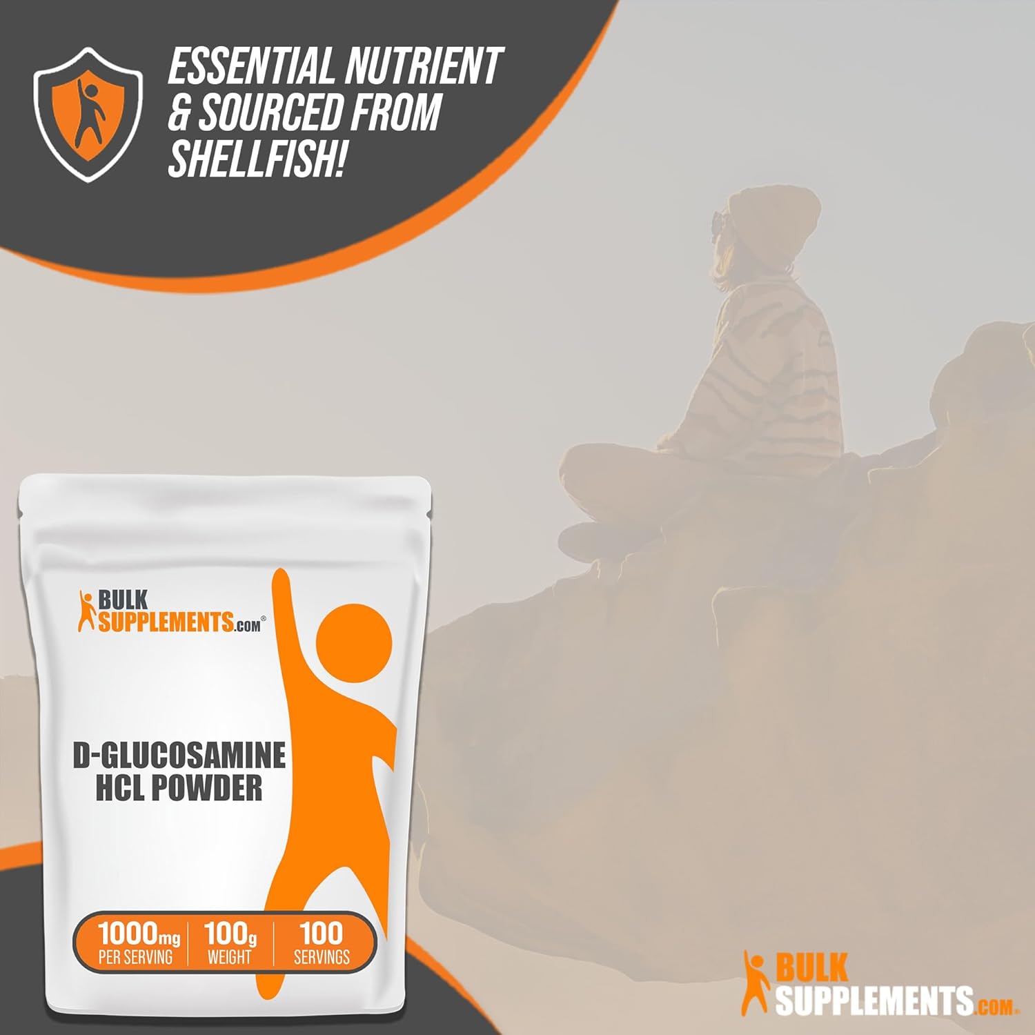 BULKSUPPLEMENTS.COM Glucosamina HCl Polvo  Glucosamina 1000 mg, Suplemento de glucosamina, Glucosamina en polvo  Suplementos para articulaciones,