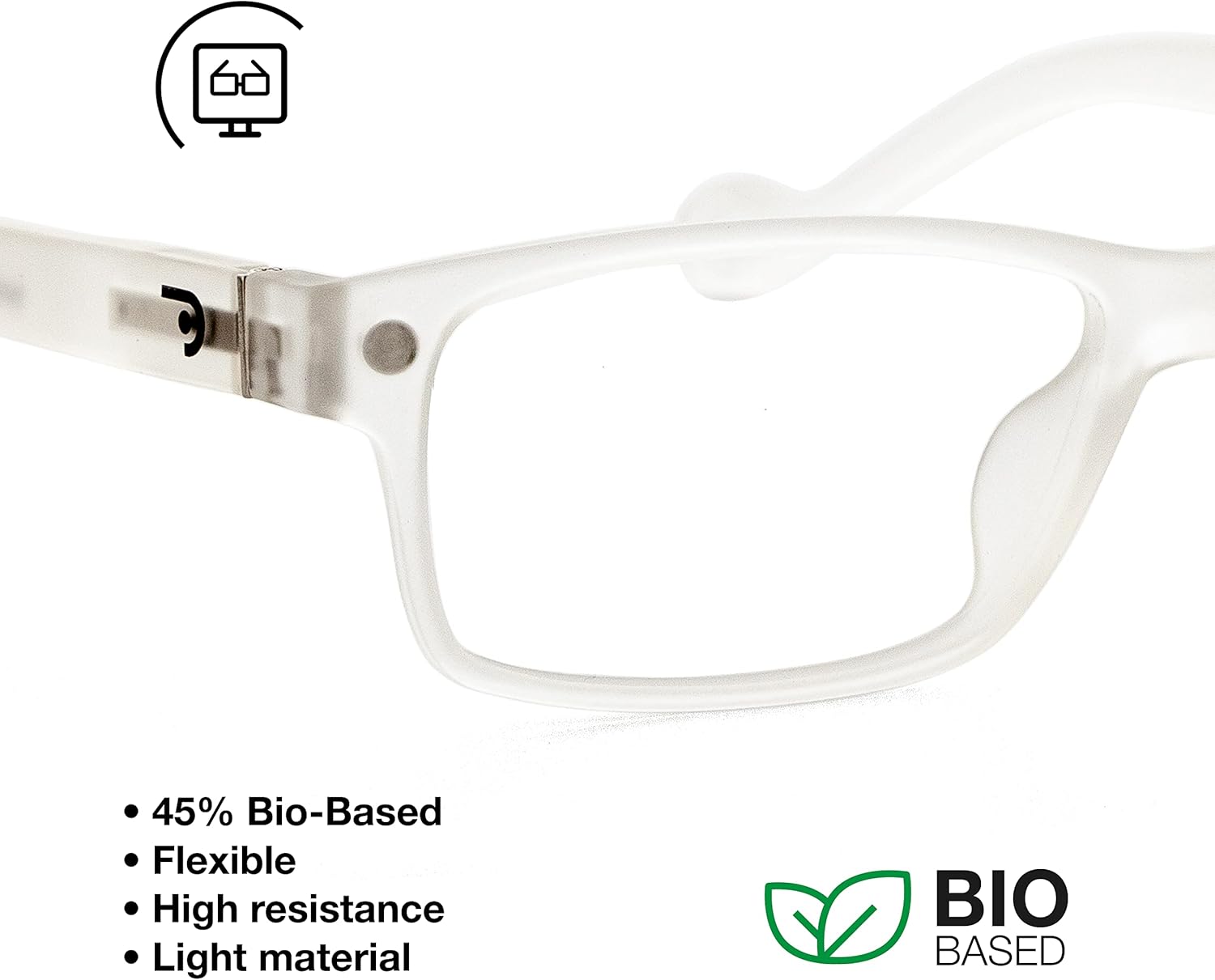 Lectores Gafas de Lectura para Presbicia Anti Luz Azul para Hombre y Mujer. Tacto de Goma, Patillas Flexibles y Lentes Anti-Reflectantes. Humo +0.0