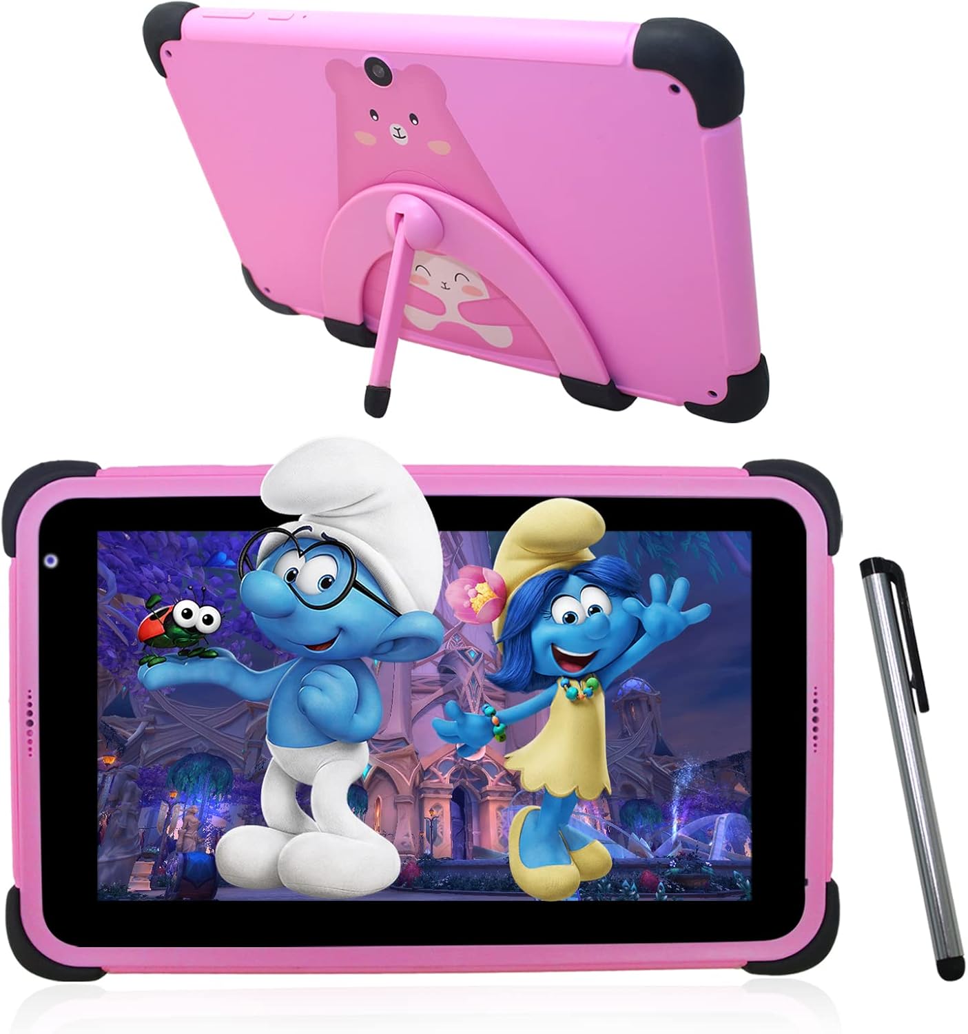 weelikeit Tablet para niños, tableta Android de 7 pulgadas para niños y niñas de 3 años en adelante, 2 GB de RAM y 32 GB de ROM, tabletas para niños