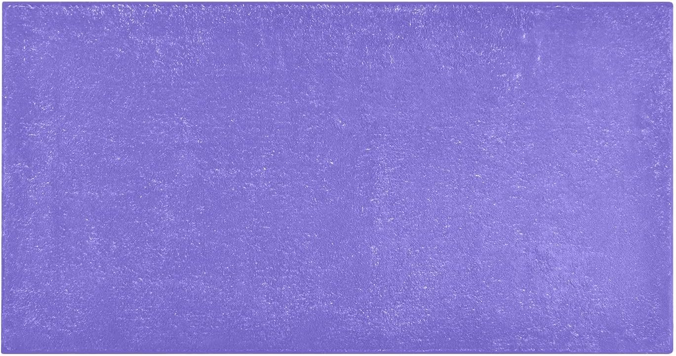 Alfombras de felpa azul pizarra para baño, parte trasera de goma antideslizante, lavable, tapete absorbente de baño, 39 x 20 pulgadas