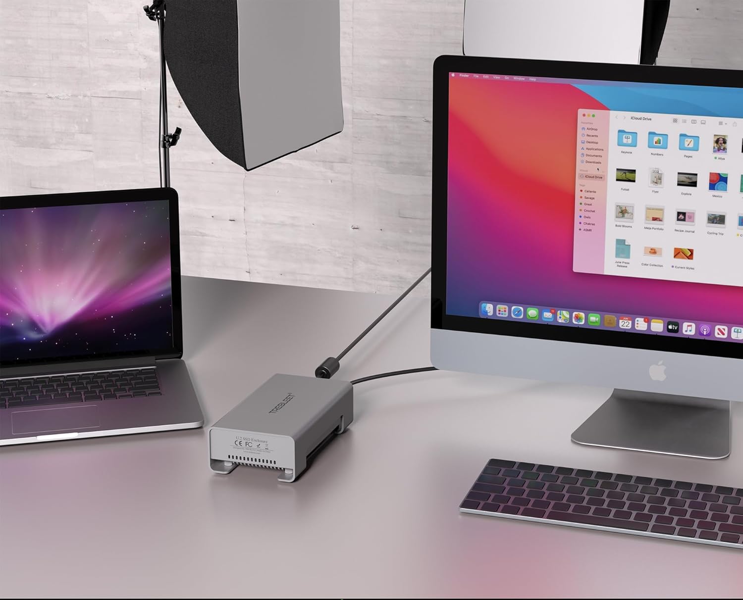 USB4 40Gbps Compatible con Thunderbolt 3 a U.2 NVMe SSD, hasta 3000 Mbs Tipo C a U.2 (SFF-8639) Adaptador PCIe, carcasa externa de aluminio de 2.5