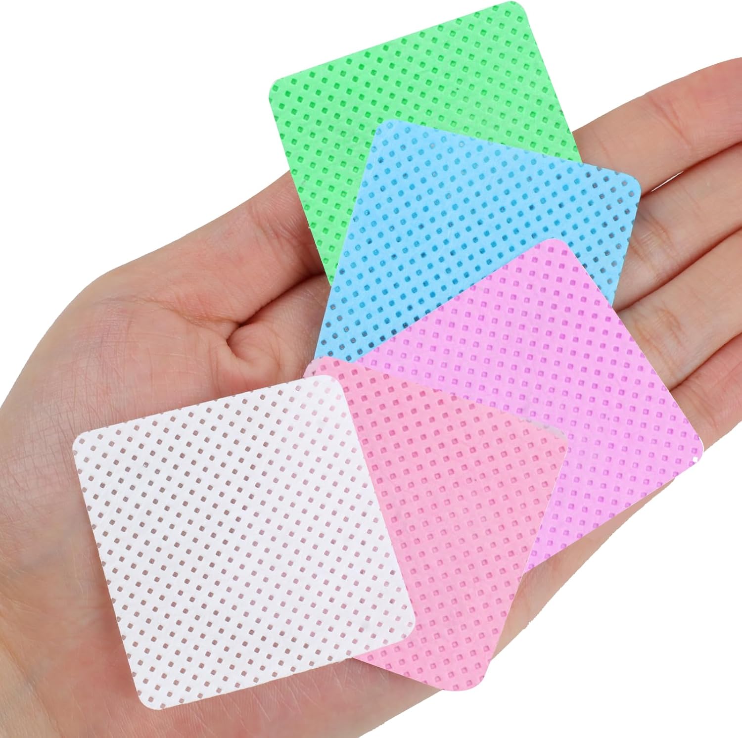 1000 almohadillas de algodón para uñas, súper absorbentes, suaves, no tejidas, pegamento para pestañas, deshumidificador de esmalte de uñas para