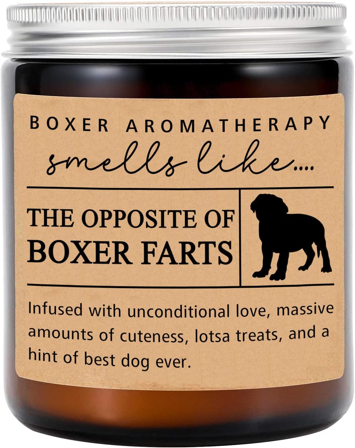 Boxer Dog Gifts  Boxer Mom  Regalo divertido Boxer  Vela Boxer  Regalo para los amantes del boxeador  Regalo único para dueños de boxeadores  Regalo
