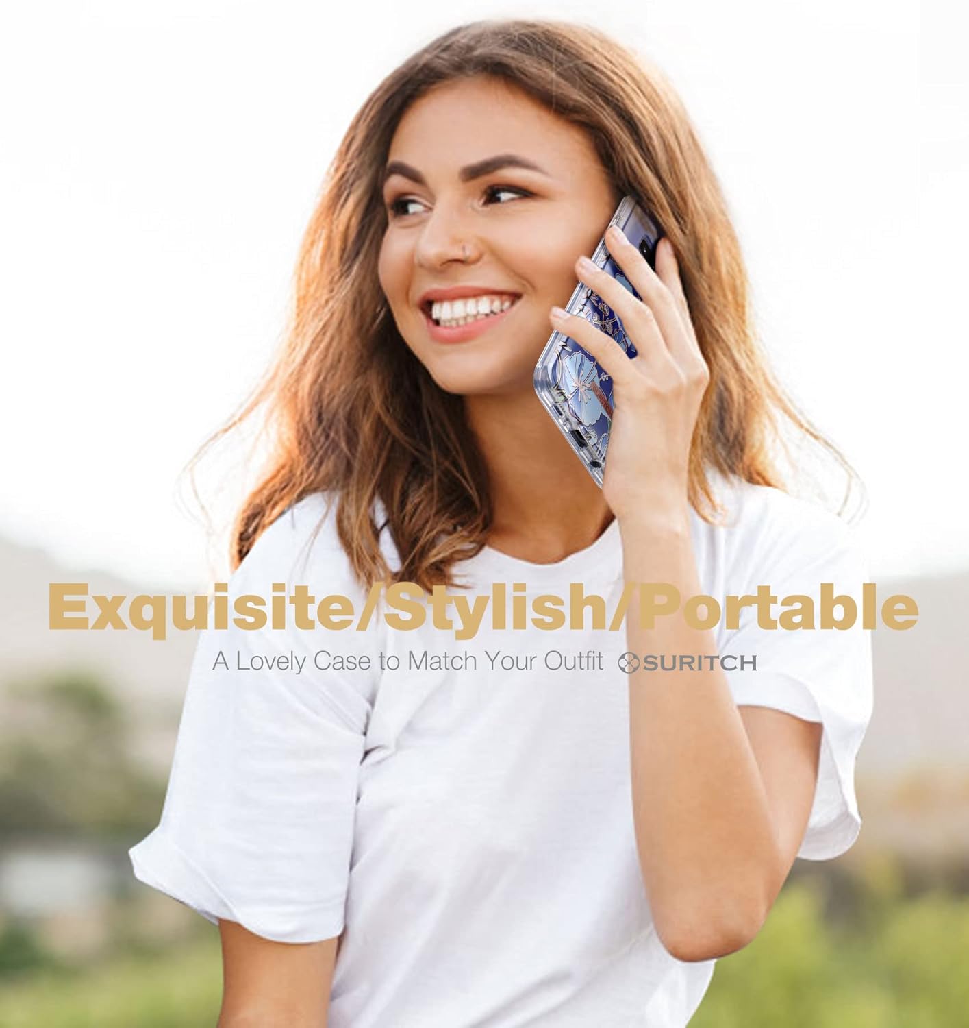 SURITCH Funda para Samsung Galaxy S10 mejorada, protector de pantalla antiarañazos integrado protección de doble capa Protección completa de 360 a