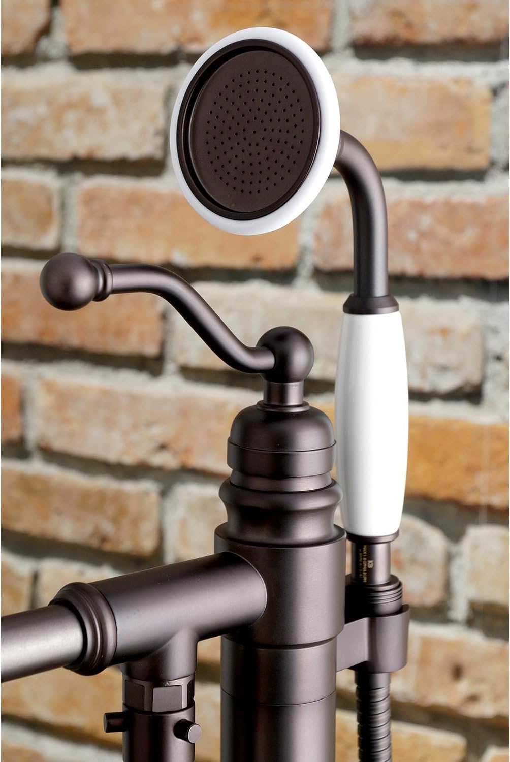 Kingston Brass KS7135ABL – Grifo de bañera de campo inglés, bronce aceitado