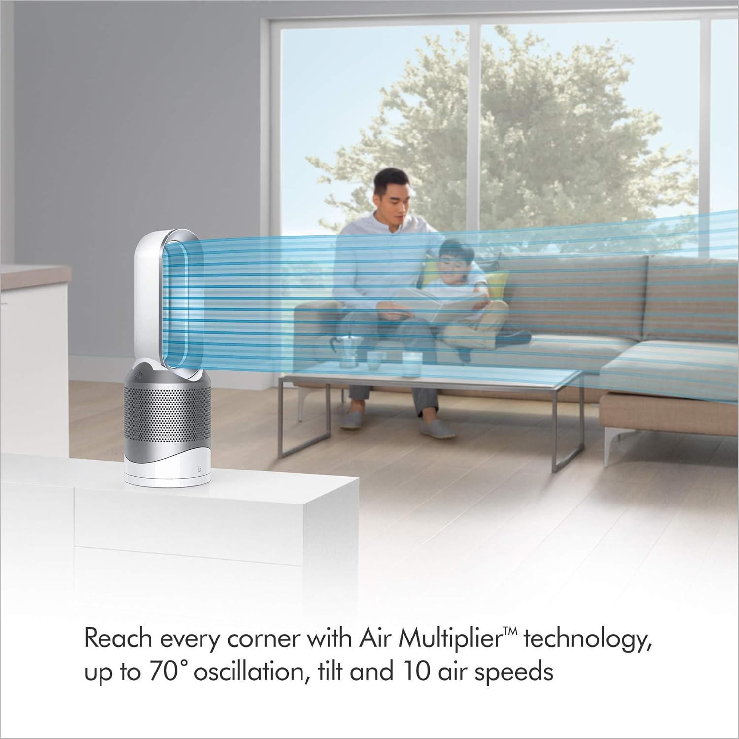 Dyson Ventilador calentador purificador Pure Hot+Cool Link HP02
