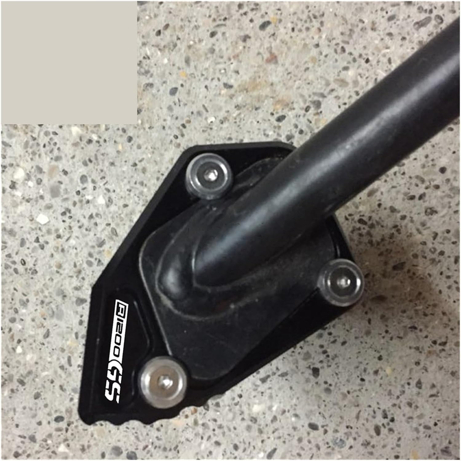 CNC aluminio for BMW R 1200 GS 2006-2012 R 1200 ADV Motorcycle Accessories Aluminum Side Stand Enlarge Kickstand Pad (Color  Blue)