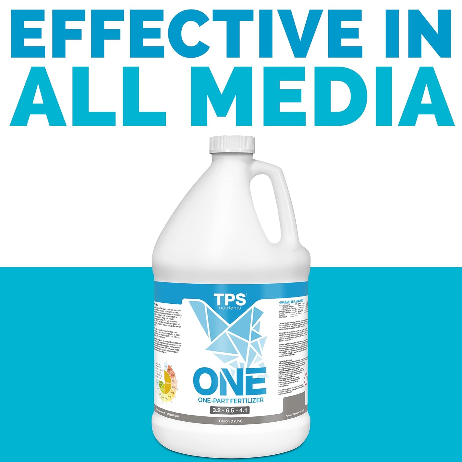 TPS-One – Nutrientes líquido para plantas de una parte de verduras a flores, para un crecimiento exuberante y flores densas por TPS Nutrients, 1
