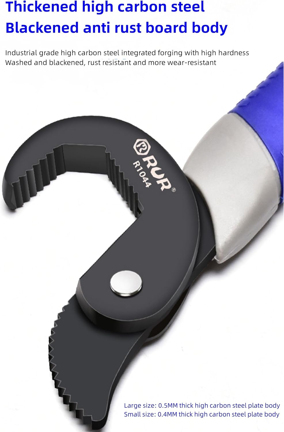 Llave universal de dientes de tres lados, llave de tubo multifuncional, llave ajustable, juego de llaves abiertas grandes y pequeñas