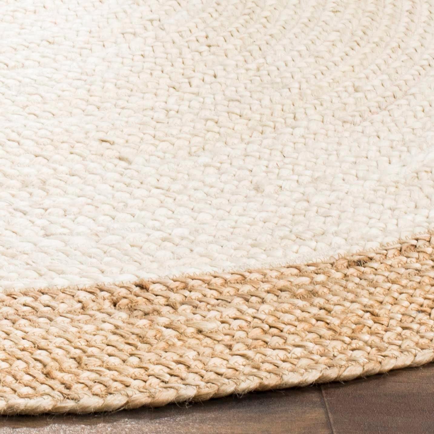 Alfombra redonda de yute natural de 1 x 1 pies, 3 x 3 pies, 6 x 6 pies, 10 x 10 pies para tu sala de estar, alfombra redonda tejida a mano para tu