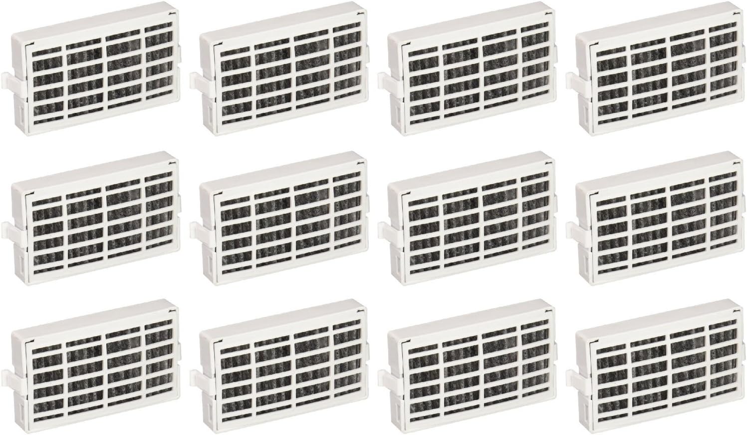 Nispira Filtro de aire de repuesto para refrigerador compatible con Whirlpool Fresh Flow W10311524 AIR1, 12 filtros