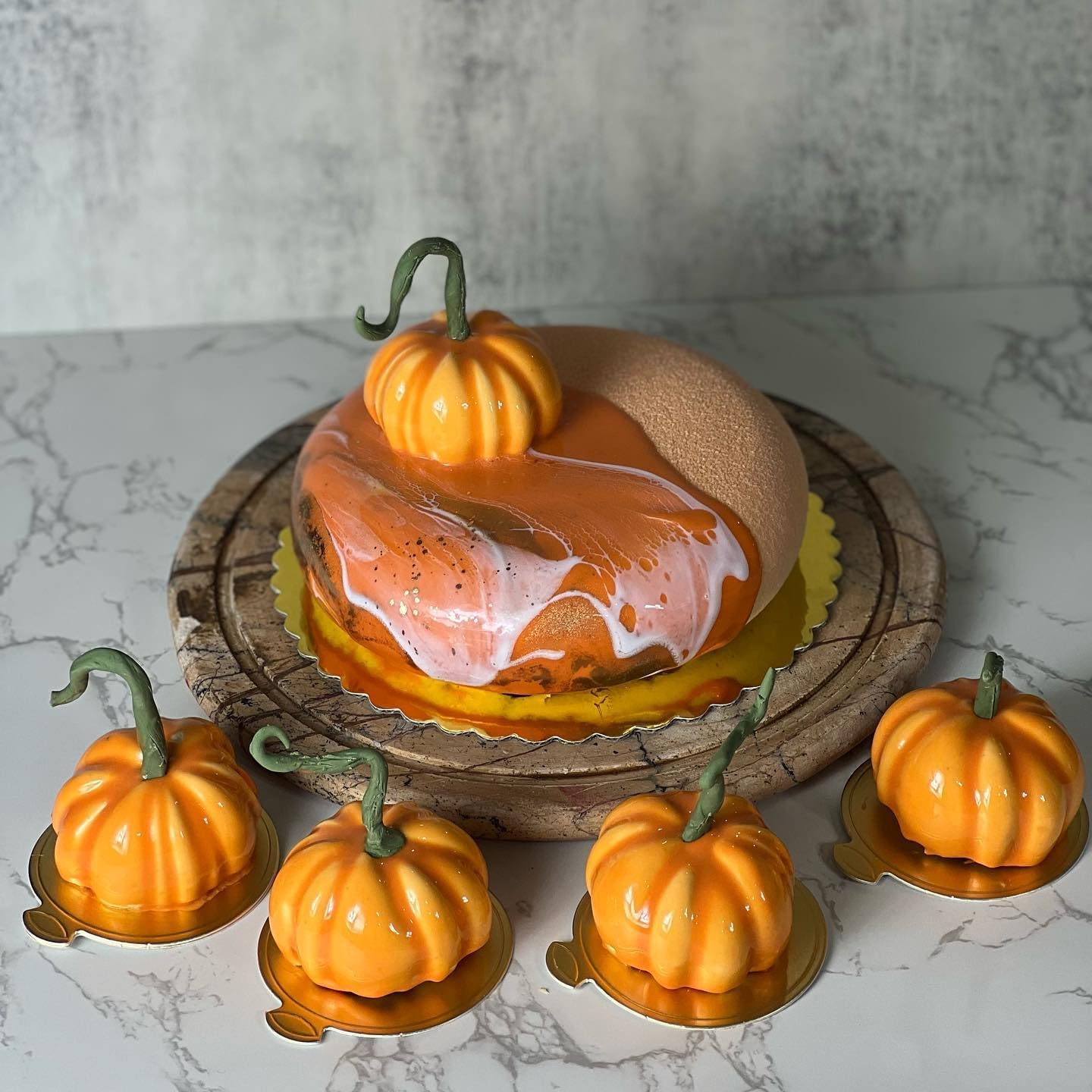 Molde de silicona de calabaza 3D, paquete de 2 moldes de velas de Halloween, molde de calabaza de Acción de Gracias, moldes de jabón de otoño para