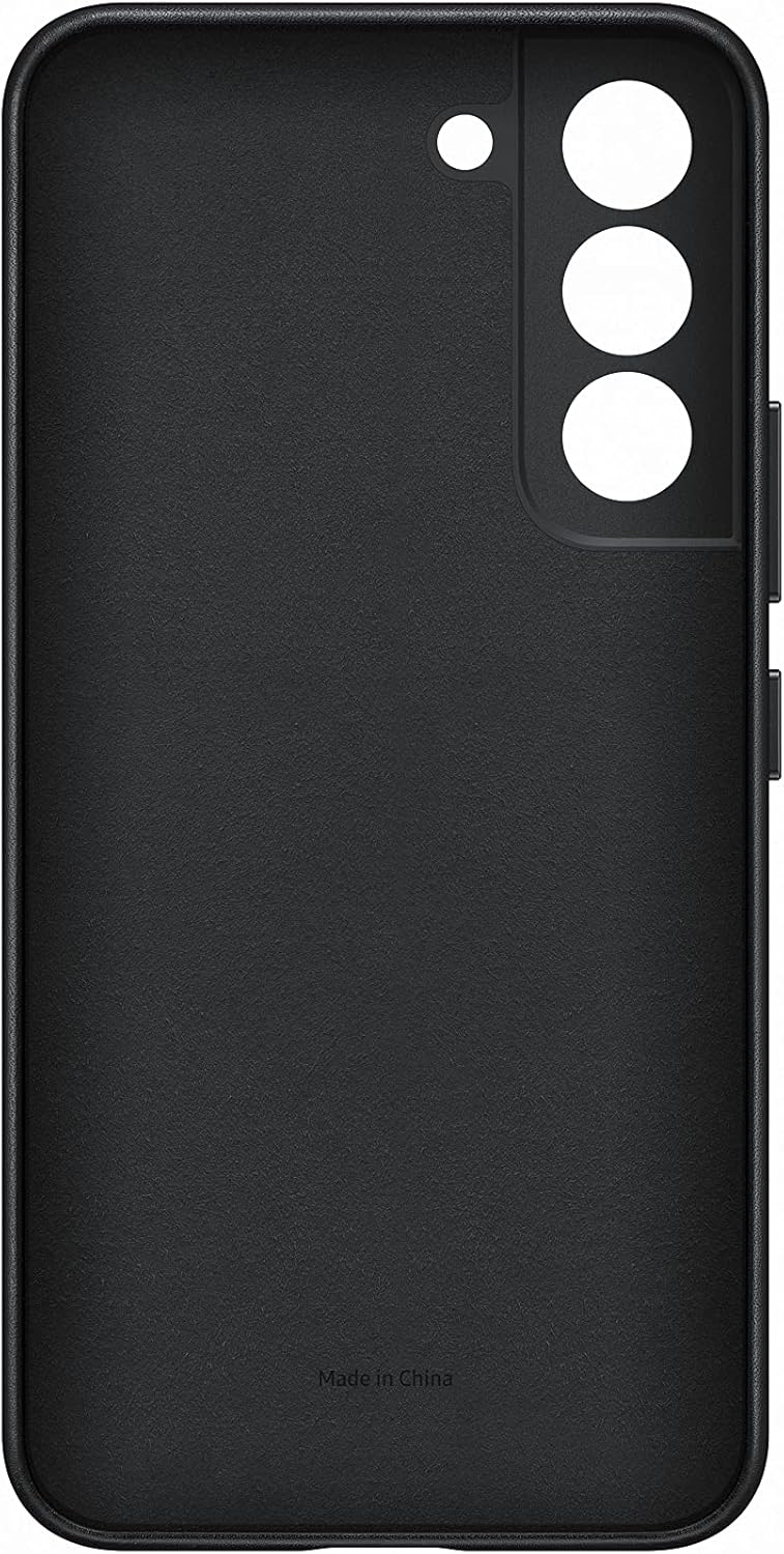 Samsung Funda de cuero oficial S22 Negro