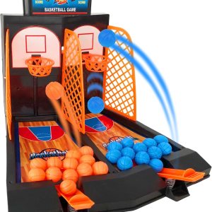 OJYUDD Juego de disparos de baloncesto, juego de baloncesto arcade de escritorio, juego de escritorio de mesa para niños y adultos, juego de aro de OJYUDD Juego de disparos de baloncesto, juego de baloncesto arcade de escritorio, juego de escritorio de mesa para niños y adultos, juego de aro de
