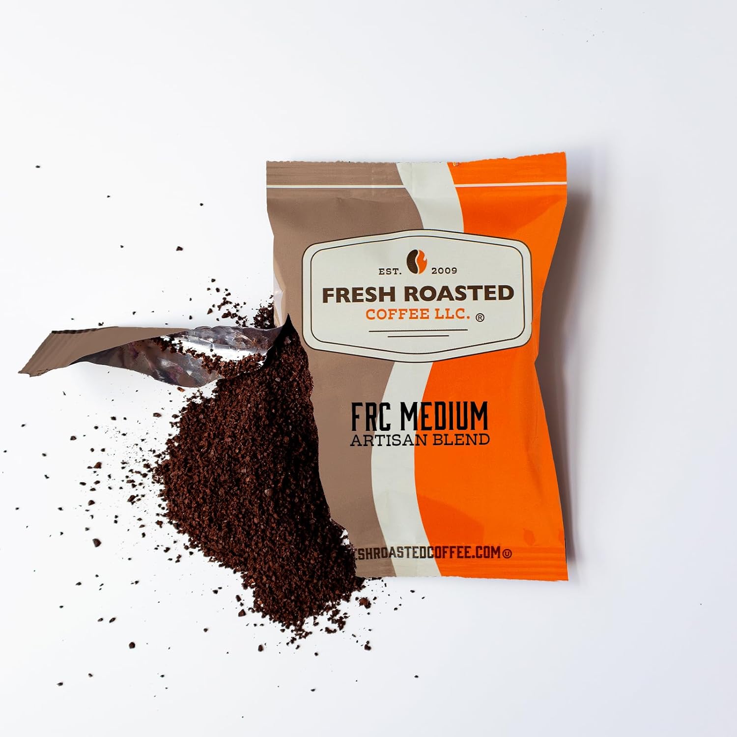 Fresh Roasted Coffee, FRC Mezcla de tostado medio, Kosher, paquetes fraccionarios pre-molidos, 2.25 onzas, 36 unidades