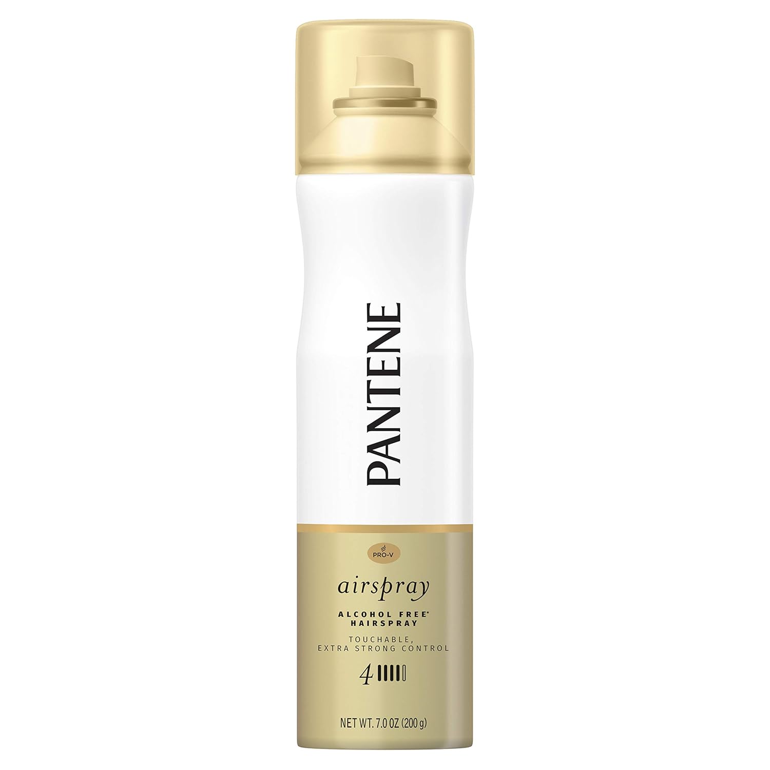 Pantene Pro-V Level 4 – Aerosol para el cabello con control extra fuerte para un acabado suave y táctil, 7 onzas