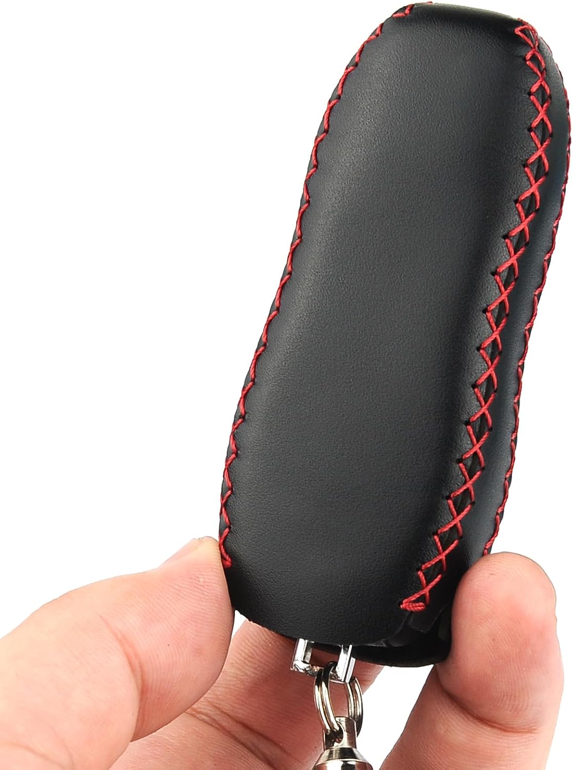 Cadtealir Funda de piel italiana para llavero compatible con Boxster Turbo Porsche Cayenne Panamera Macan Cayman 911