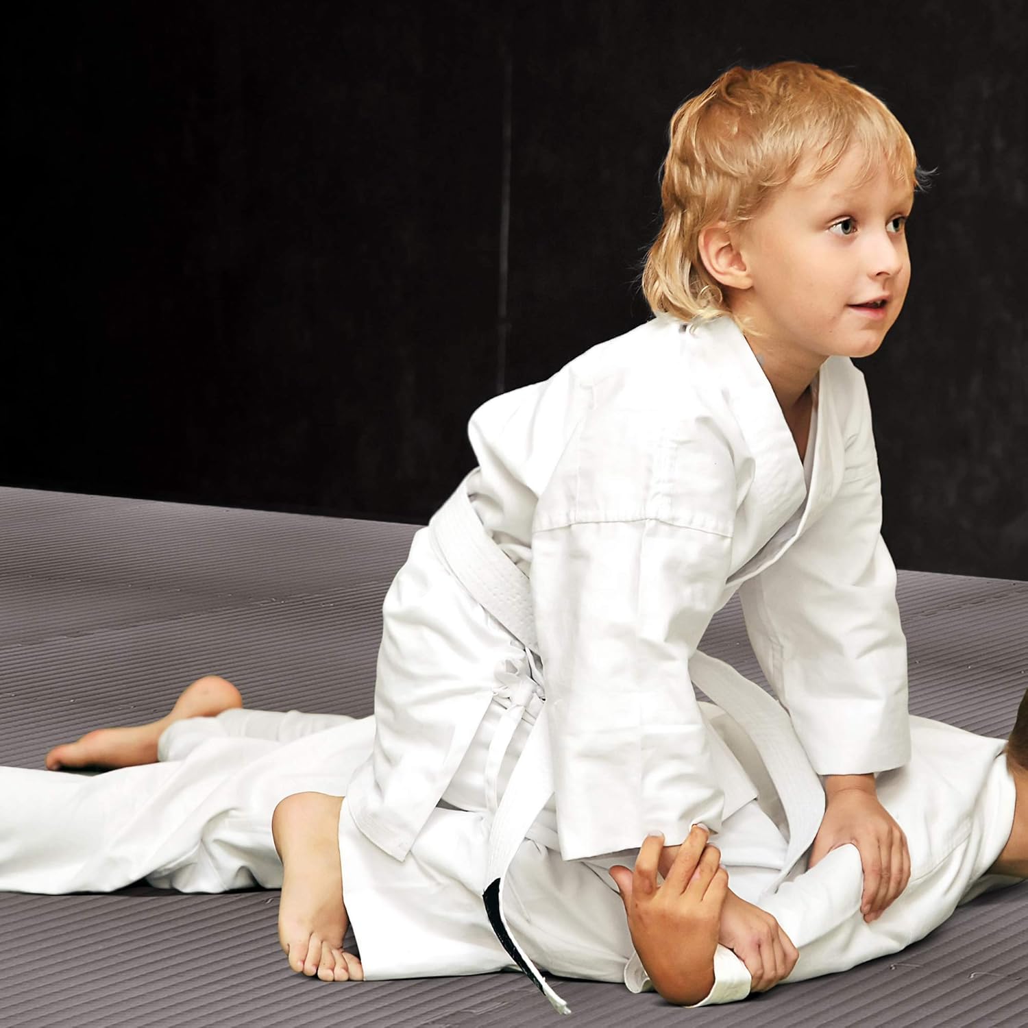 We Sell Mats – Tapete de espuma EVA para artes marciales de 34 pulgadas de grosor, patrón de tatami, azulejos entrelazados para gimnasio en casa,