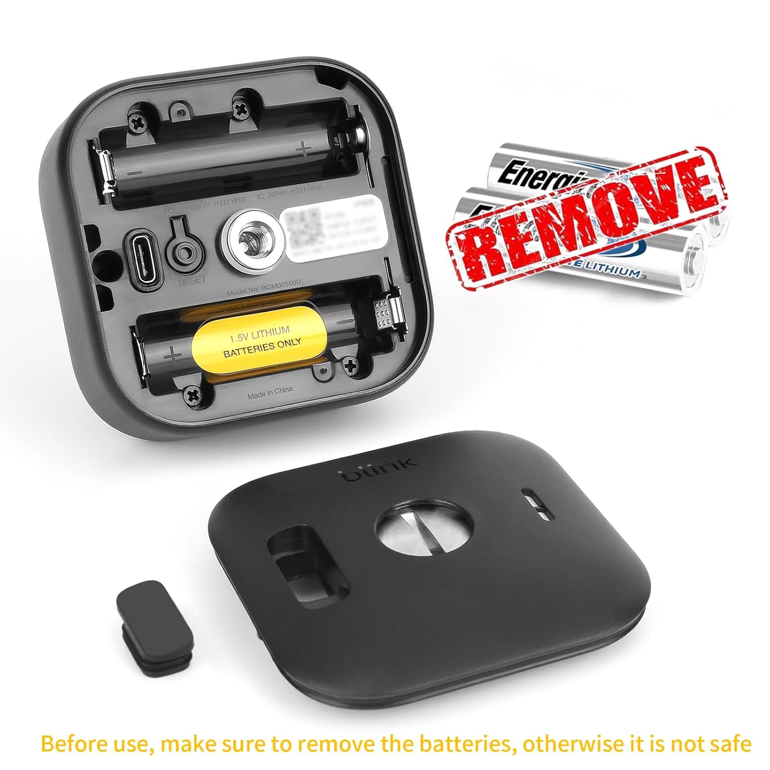 iTODOS Cable de alimentación y adaptador de 25 pies compatible con Blink Outdoor 4 (4. generación), resistente a la intemperie, para exteriores,