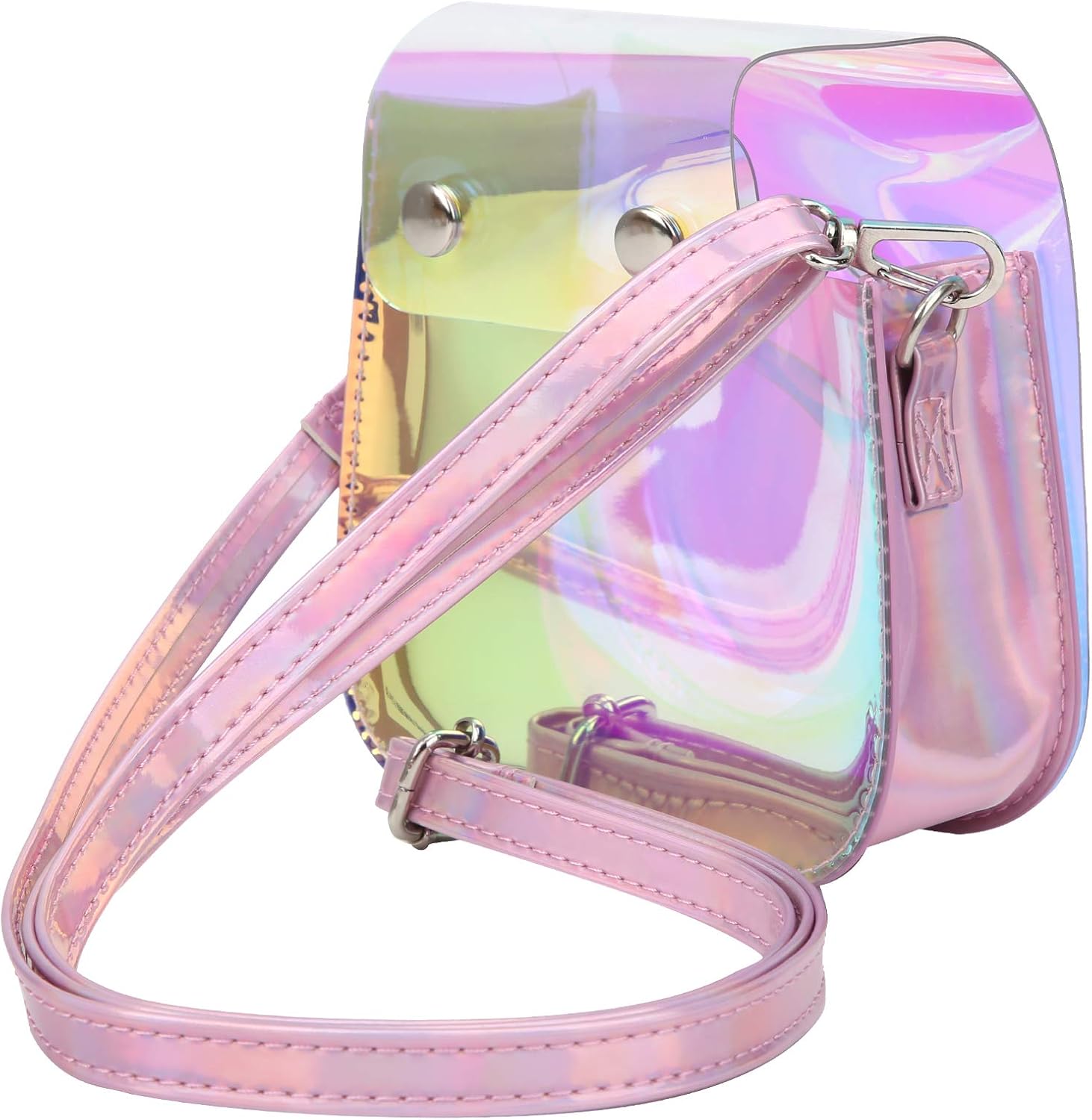 EBTOOLS Estuche de almacenamiento para cámara, mini bolso transparente de PVC lindo, adecuado para cámara Fujifilm Instax Mini 1198