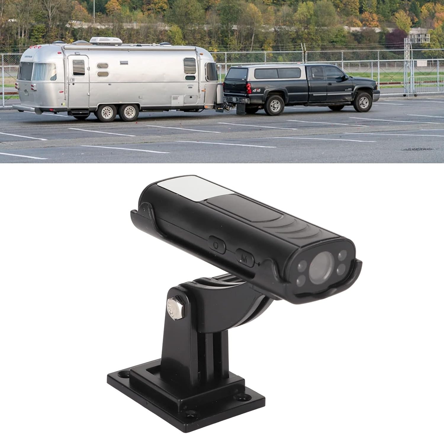 Cámara de guía de enganche inverso, cámara de respaldo inalámbrica impermeable, base adhesiva magnética para caravanas, camiones, remolques, sistema