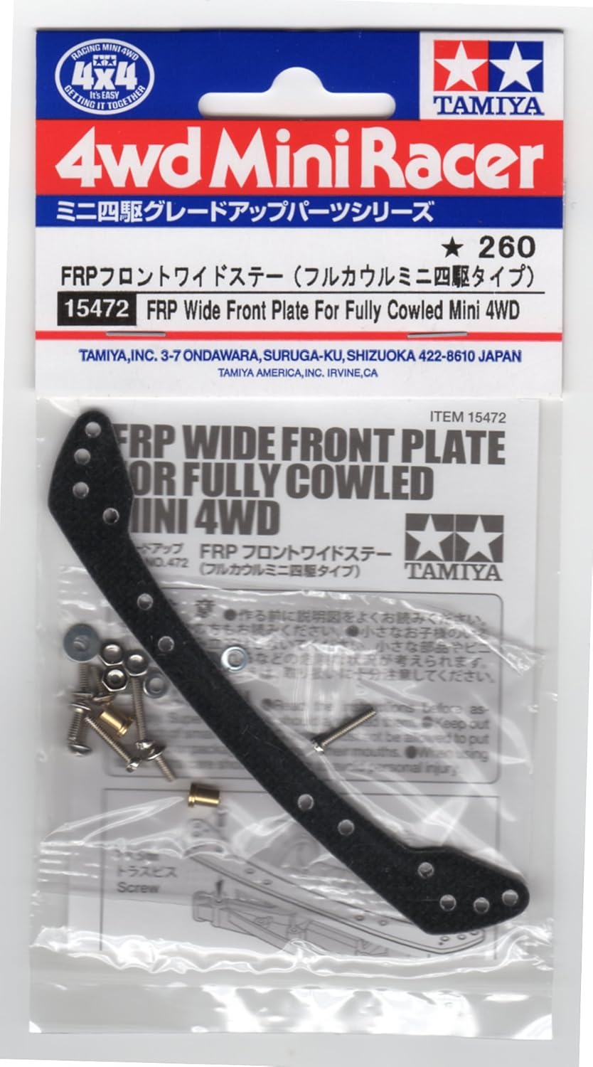 TAMIYA 15472 JR FRP Placa frontal ancha totalmente cubierta mini 4WD