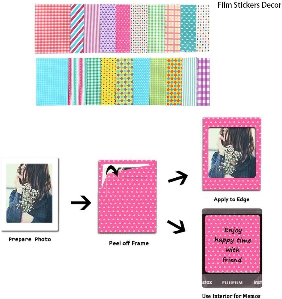 Accesorios para cámara instantánea compatibles con cámara de película instantánea Fujifilm Instax Mini 12 11 9 – Peony