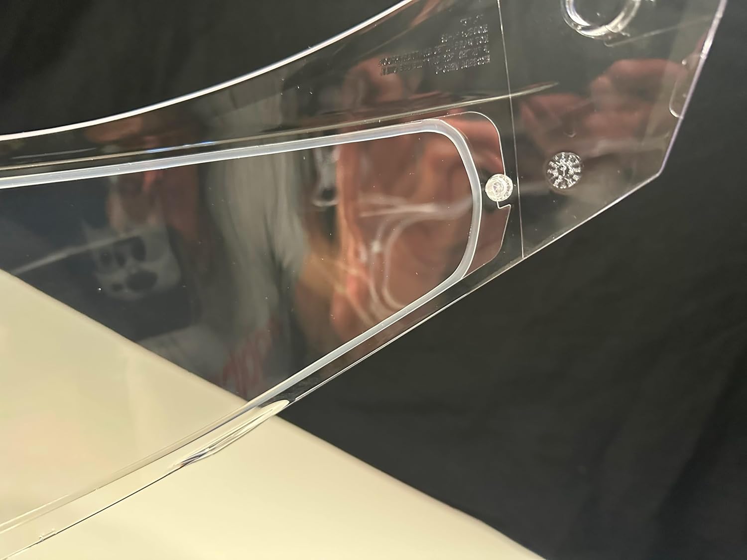 The Helmet Shop HJ-33 Shield Visor de repuesto para cascos de motocicleta i90 (inserto antivaho DKS267)