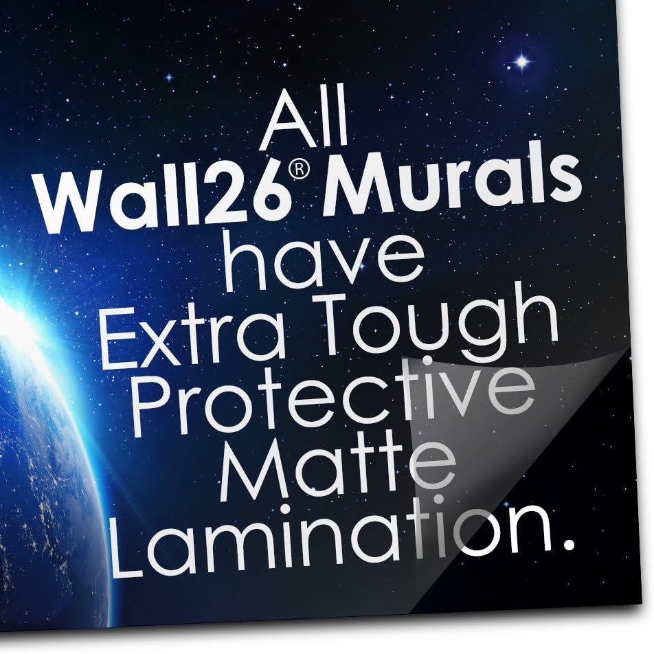wall26 Mural de pared Las exuberantes plantas en pared de ladrillo antiguo, papel tapiz autoadhesivo grande extraíble – 100×144 pulgadas