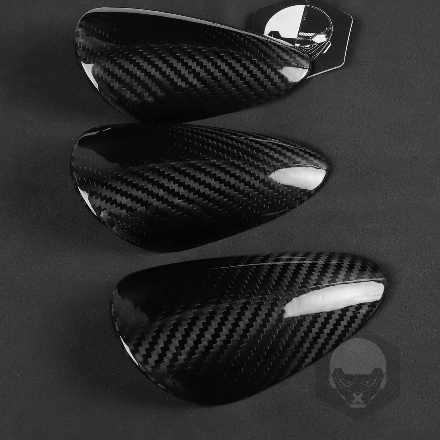 Cubierta de fibra de carbono mejorada compatible con Nissan 370Z Speedmeter Interior Panel de salpicadero, 3 piezas