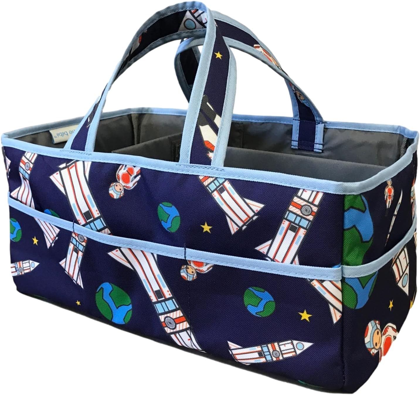Organizador de pañales para bebés, contenedor de almacenamiento para niños y niñas, organizador de viaje en automóvil, insertos extraíbles para